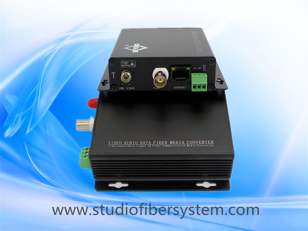  Outdoor RS485 data Ethernet HDTVI to fiber converter for PTZ data&amp;1ch 10/100M ethernet&amp;1CH720P 1080P TVI over fiber 20KM Manufactures