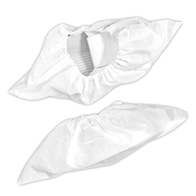 Dust Proof Anti Skid Membrane Waterproof Shoes Cover Disposable Thickened White