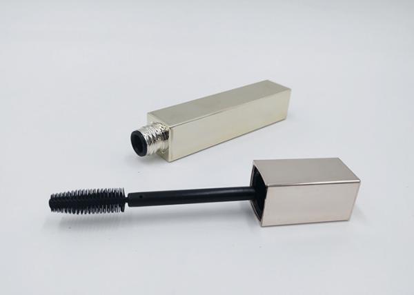 Square Golden Empty Eyeliner Containers , Refillable Mascara Tube 100%
