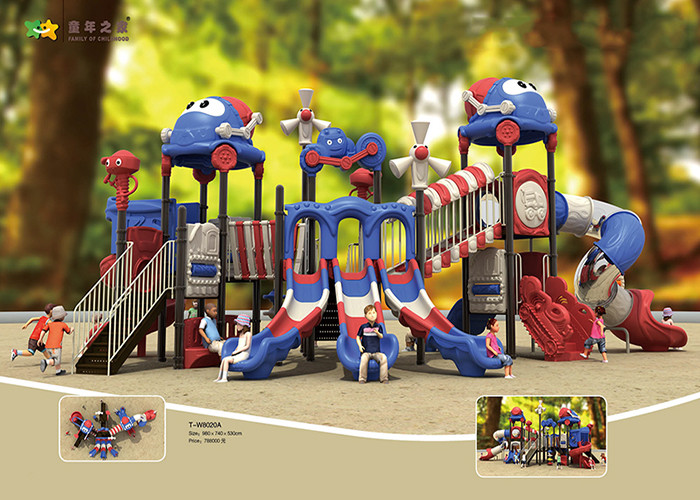 Anti Skid Outdoor Children Park Plastic Playground Slide
