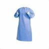 Buy cheap Economical SMS Nonwoven Disposable Plastic Gowns With Knitted Collar And Velcro from wholesalers
