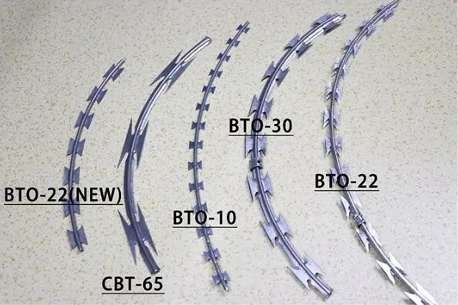 Anti Rust Galvanized Concertina Razor Barbed Wire Security Fencing