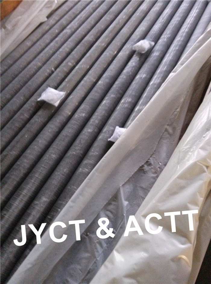 Extruded Fin Tube For Heater Or Heat Exchanger Parts With 2.1-5.0mm Fin Pitch