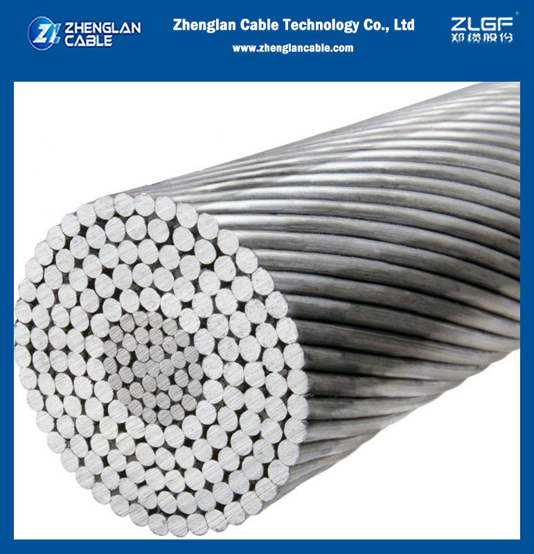 ASTM Bare Electrical Aluminum Cable 232m Turkey ACSR Conductors Outdoor