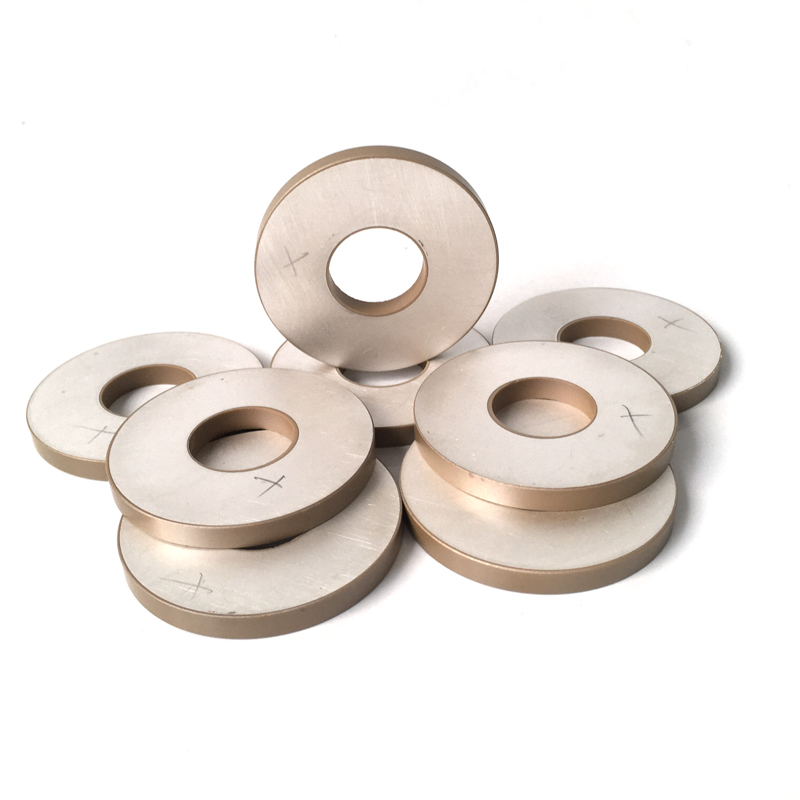 50*20*5 piezoceramic ring pzt-4/pzt-8 material for ultrasonic transducer