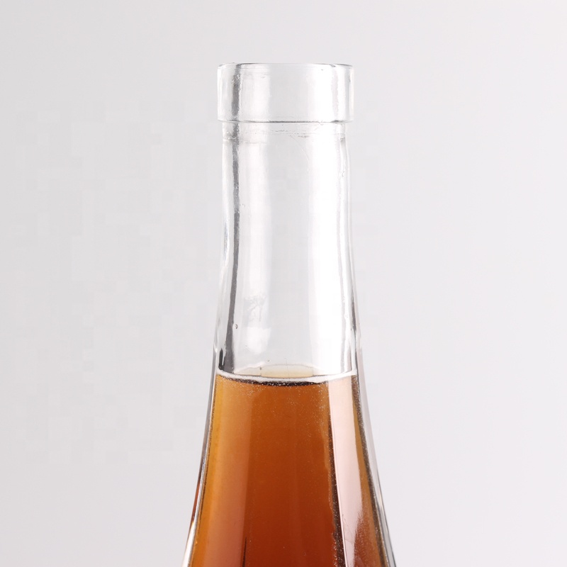 Transparent 750ml Flint Glass Empty Liquor Rum Gin Spirits Vodka Tequila Bottles with Cork