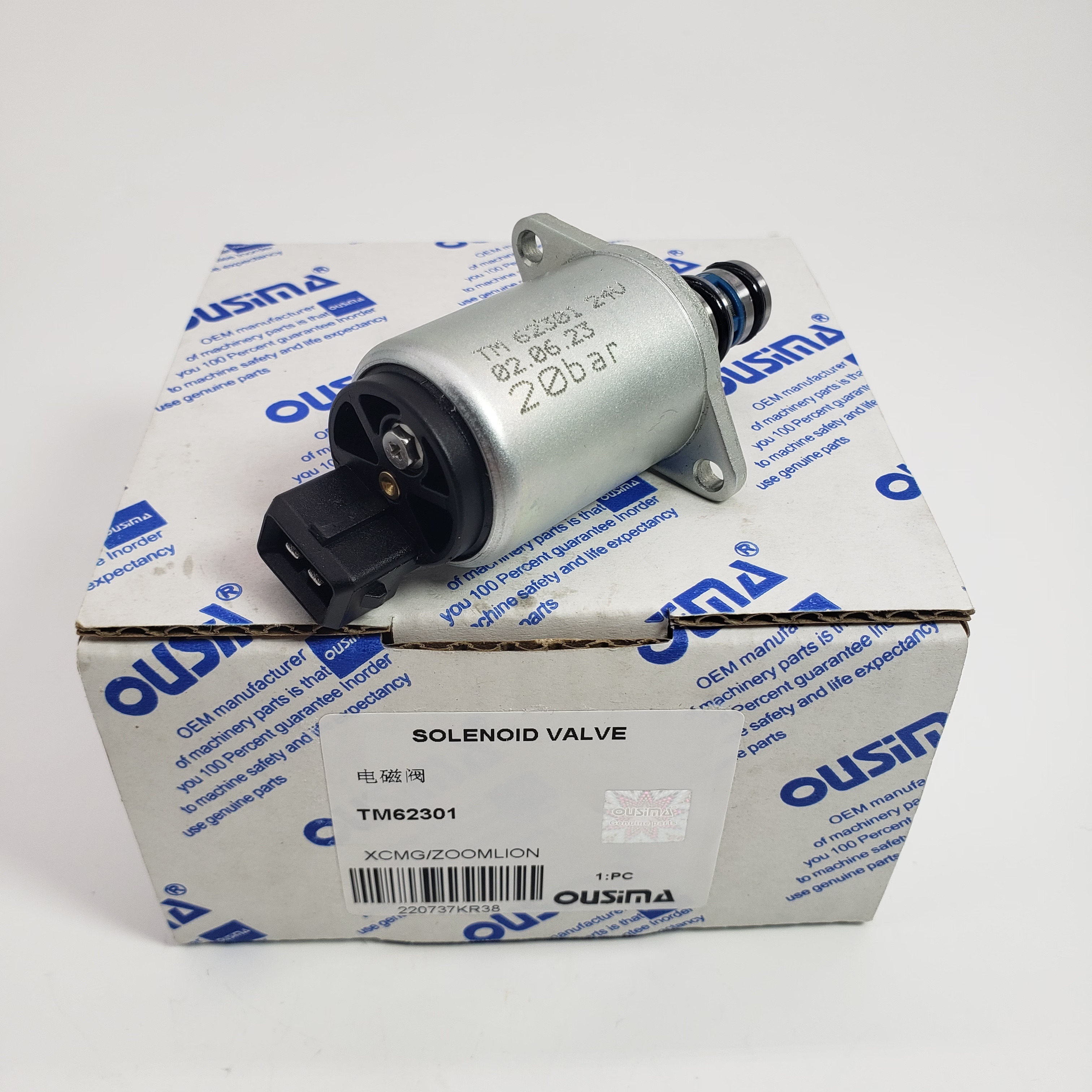 TM62301 20 Bar Proportional Solenoid Valve For XCMG ZOOMLION