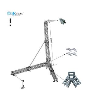 Simple Style Aluminum Line Array Speaker Hanging Truss Hassle-Free Installation
