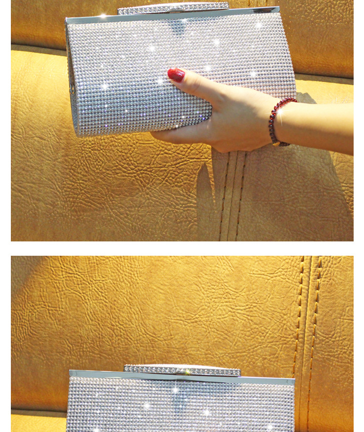 Minibook Fashion Handbag Customize Diamond Shoulder Bag for Annual Evening Party