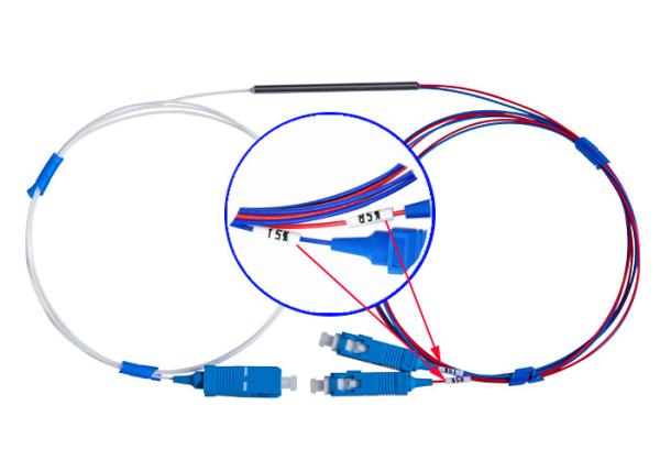 18dB Directivity Coupler Fiber Optical WDM FBT 15/85 1×2 Mini 0.9 SC/UPC