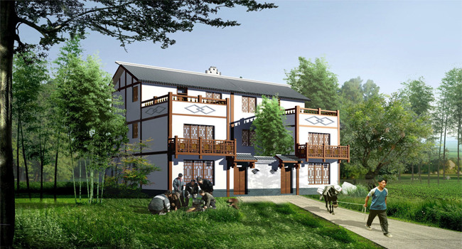 Space Saving Light Gauge Steel House Holiday Villa Galvanized Prefabricated