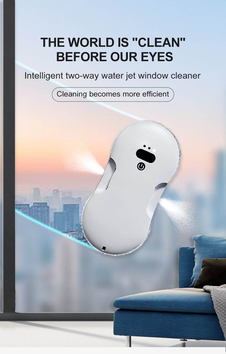 Rise Exterior Window Cleaning Robot with German Operating Language and 500mAn Battery