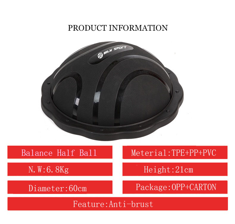 0.6M Heavy Duty Yoga Balance Balls To Stand On Home Weight Training