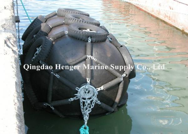 Dock Defense Marine Rubber Fender Synthetic Tyre Cord Fabric For Port To