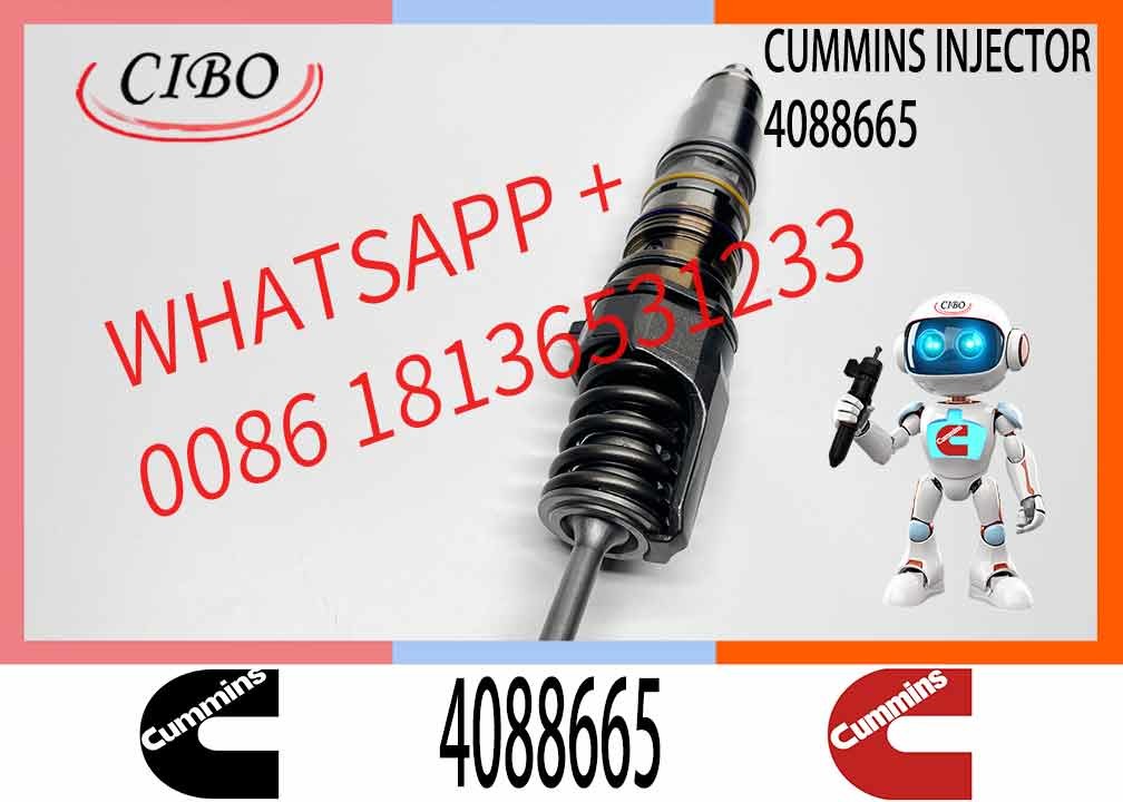 Diesel Fuel Injector Common Rail Injector 4061851 4088327 4088665 3411753 3095040 M11CUM-MINS 3080429 3411756 4061851 40