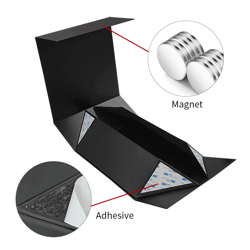 Banquet Glass Set Packaging Box with Custom UV Logo Finish and Foldable Magnetic Closure
