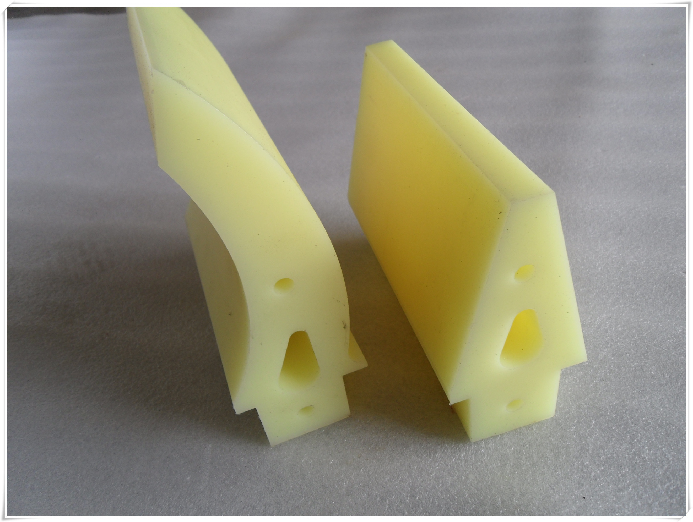 Natural Color OEM-Custom-Made Screen Printing Squeegee Hardness 90 Shore A