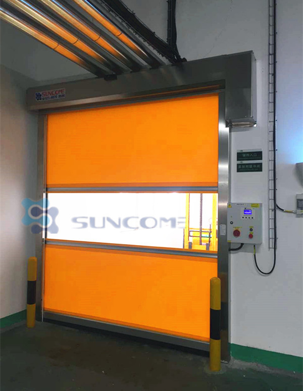 External High Speed Industrial Shutter Door Colorful PVC Curtain For Workshop
