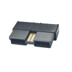 1000M Ohm PA6T PBT Board To Board Connector Vertical Seat LCP Material Black