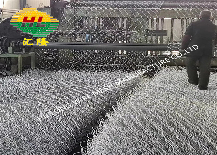 Galvanized Iron Gabion Basket Wire Mesh 1m-2m Width For Landscape Construction