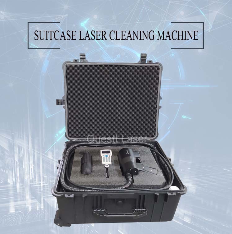 Metal Rust Removal Fiber Laser Cleaning Machine Compact Derusting Lens 100w 2000w