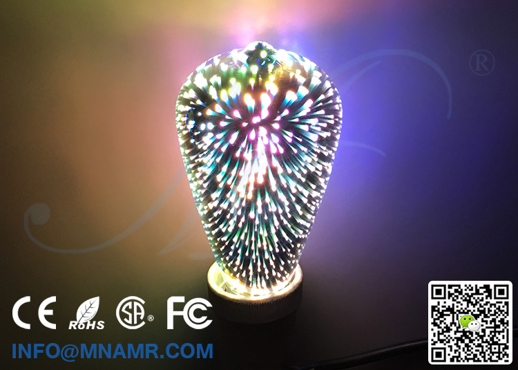 Hot Selling ST64 LED Bulb Medium Base E26 Dimmable 2200K 3000K 4000K 5000K 6000K Warm White Cold White Shop Lamps