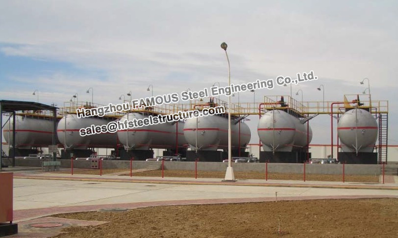 Stainless Steel Industrial Steel Buildings Water Control Horizontal Bright Tank