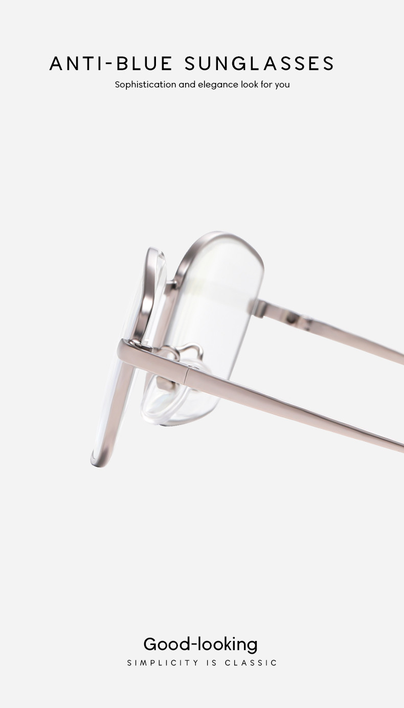 Fashion 136MM Anti Blue Light Reading Glasses Men Women'S Computer