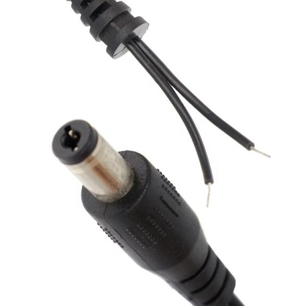 DC Supply Input Barrel Jack 2.1x5.5mm Male Female to Open Pigtail SR DC Power