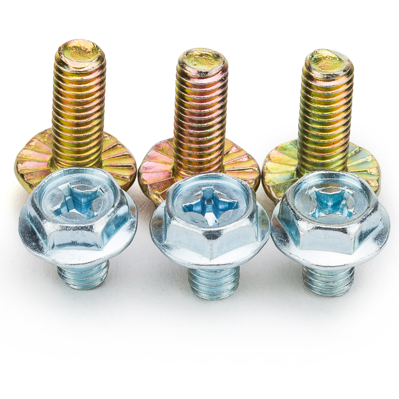 ISO9001 Certified Grade 8.8 Galvanized Hexagonal Flange Bolt with DIN 6921 Toothed Washer