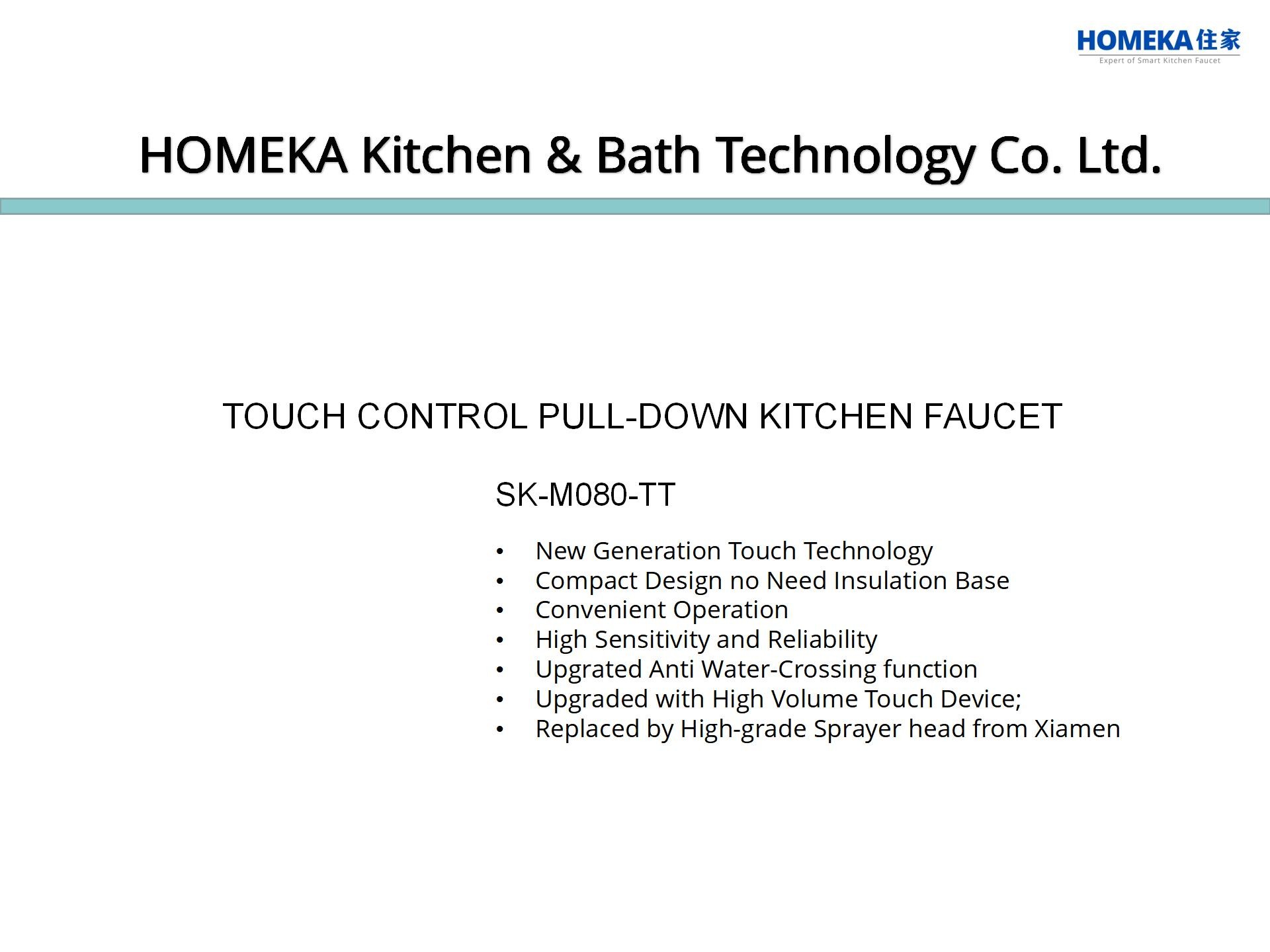 IPX5 Smart Kitchen Faucet Dual Function Spray Head Solid Stainless Steel Kitchen Taps