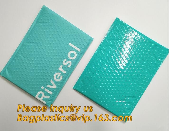 air mail metallic holographi rose gold bubble padded mailer / Zip lockkk bubble bag/ slider bubble bag,Holographic Factory