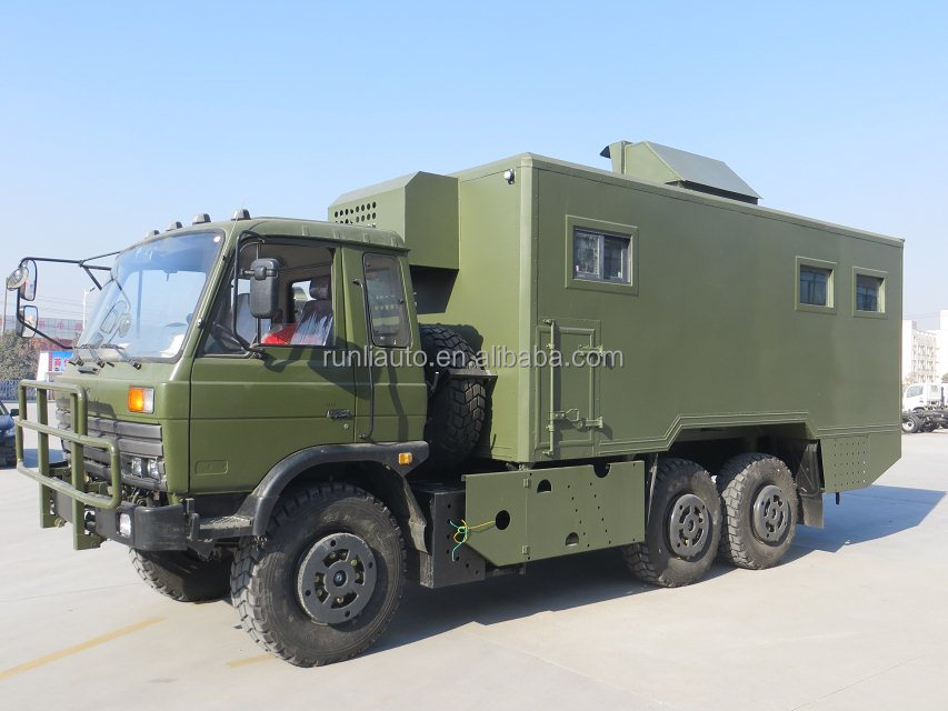 Dongfeng 6x6 All Driven Cargo Van Truck Mobile Food Truck GB17691-2005