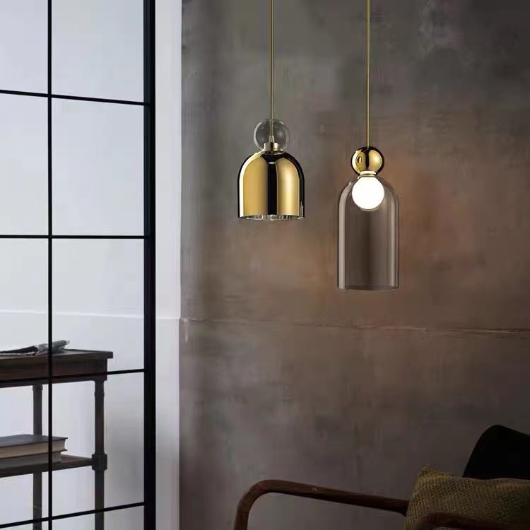 Glass Chandelier Ceiling Luxury Interior Led Design Modern Hanging Lamps Pendant Light