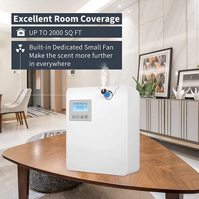 HOMEFISH Hotel HVAC Scent Machine Diffuser 300ml Customize Logo