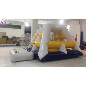 Supplier Floating Inflatable Water Climbing Tower Toys with Blob and Slide