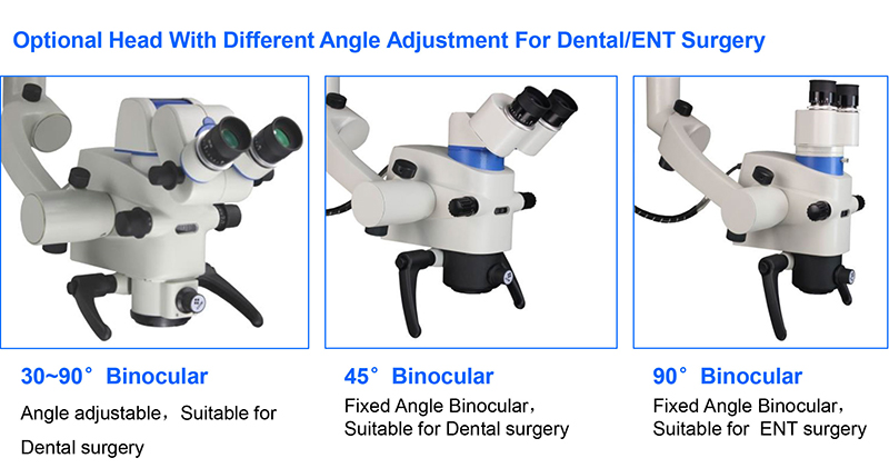 One Head Surgical Operating Microscope 0-200° Manual Zoom 2.5x~21x Dental ENT A41.1925