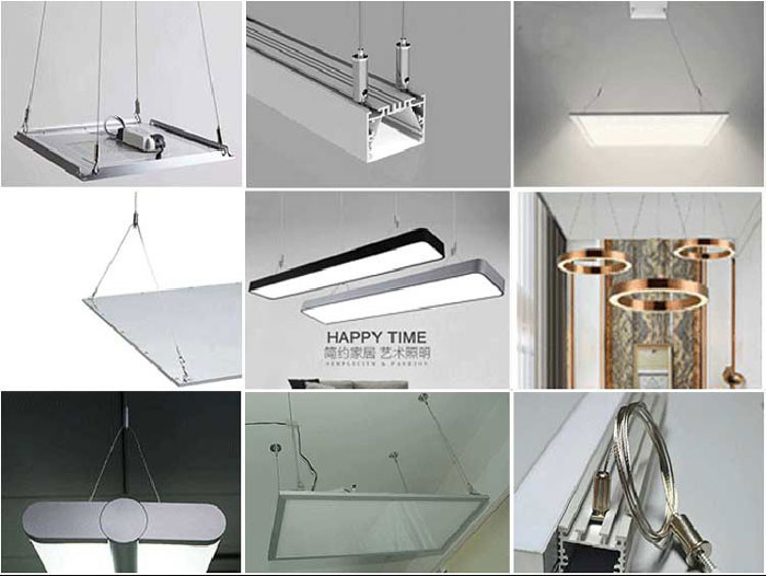 1.5mm Special Cable Hanging Kit , Panel Lamp / LED Pendant Light Cable Kit