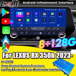 Android Multimedia Video Interface for RX350h RX500H 2023-2024 NX LX GX ES