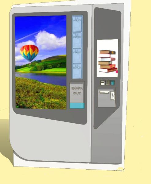 Solutions for Smart Bible Koran Books Vending Machines, With 50inch Touch Screen
