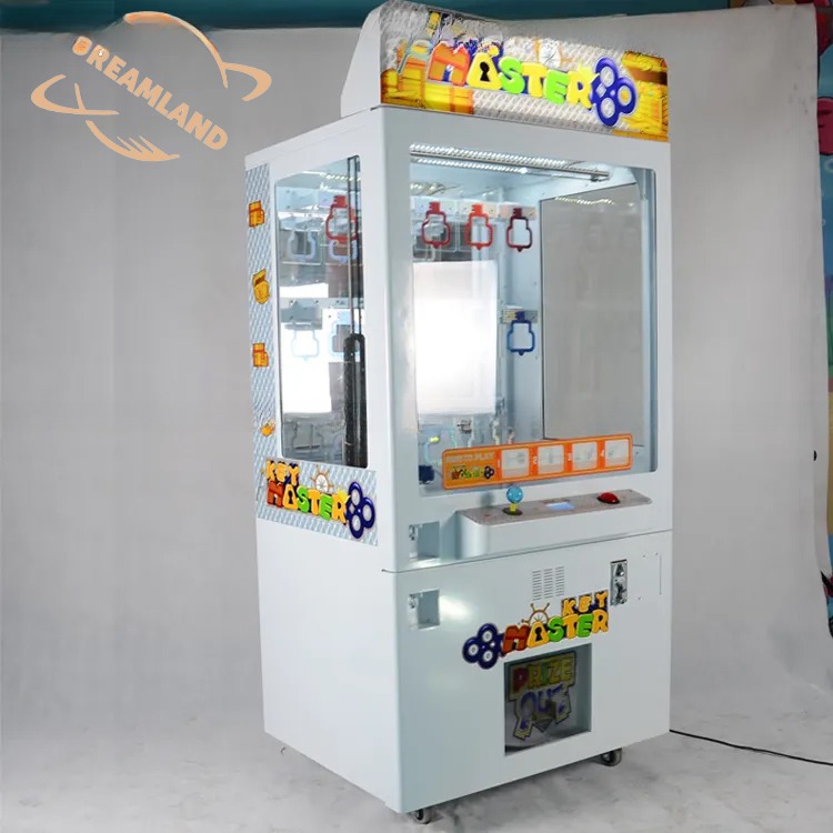 Dreamland Coins Operated Prize Push Keyhole Vending Machine ICT Bill Acceptor Arcade Key Master Game Machine