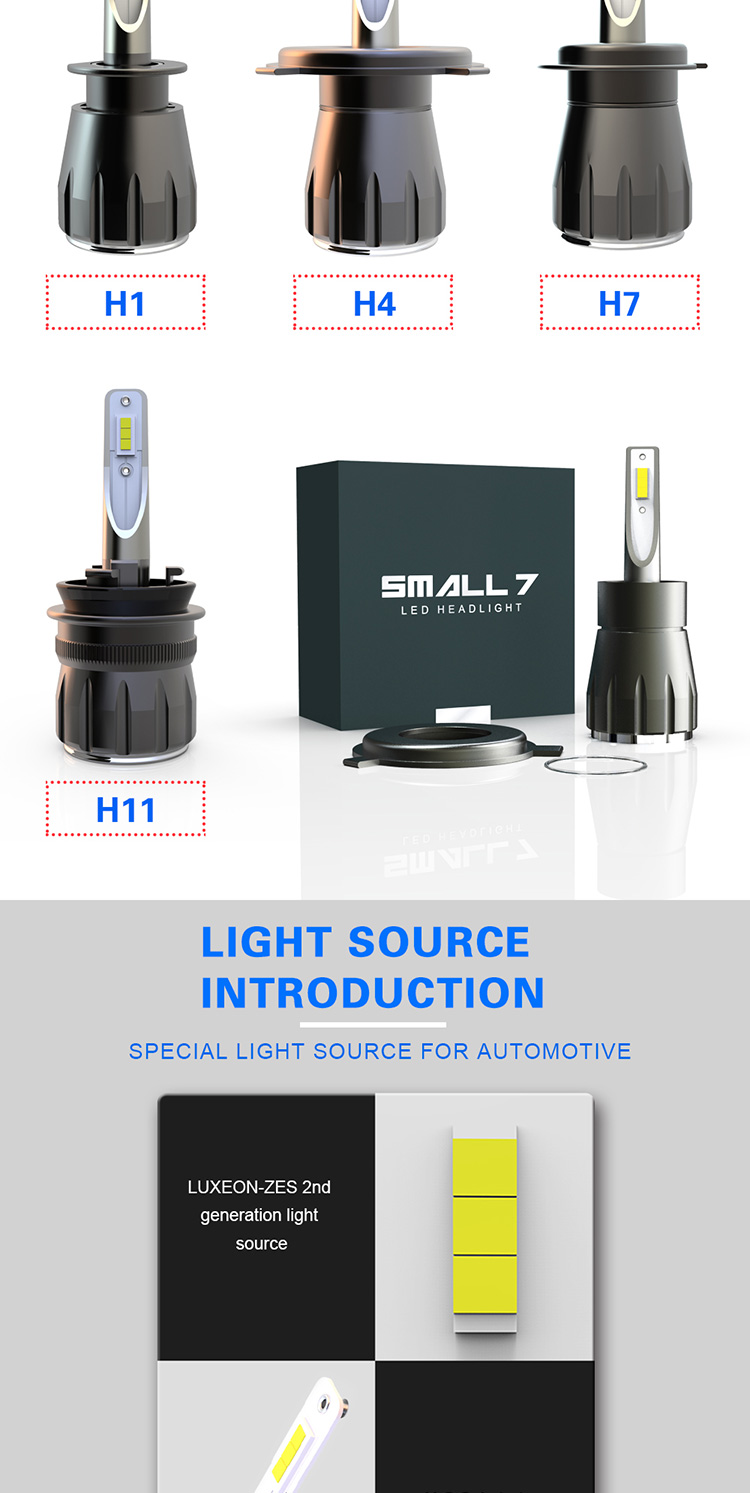 H4 H11 Bulb Auto Car LED Headlight Bulbs