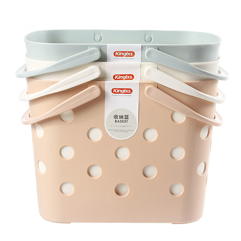 Portable Soft PE Plastic Storage Baskets No Deformation 222g