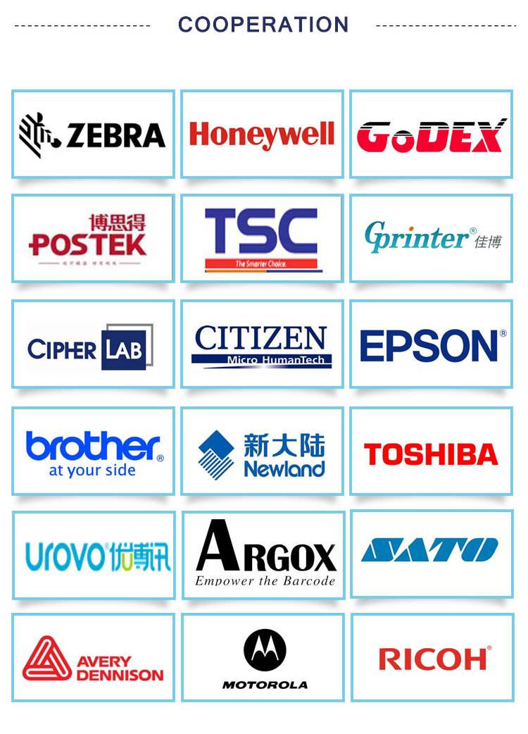 Polyester Film Printing Resin Thermal Transfer Ribbon Ricoh B110cr Printer Compatible Label Tape