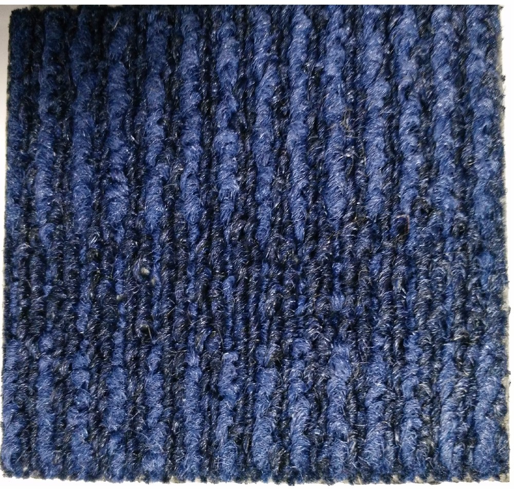 Colored Modern Home Carpet 50x50cm Loop Pile Pattern Anti - Slip Feature