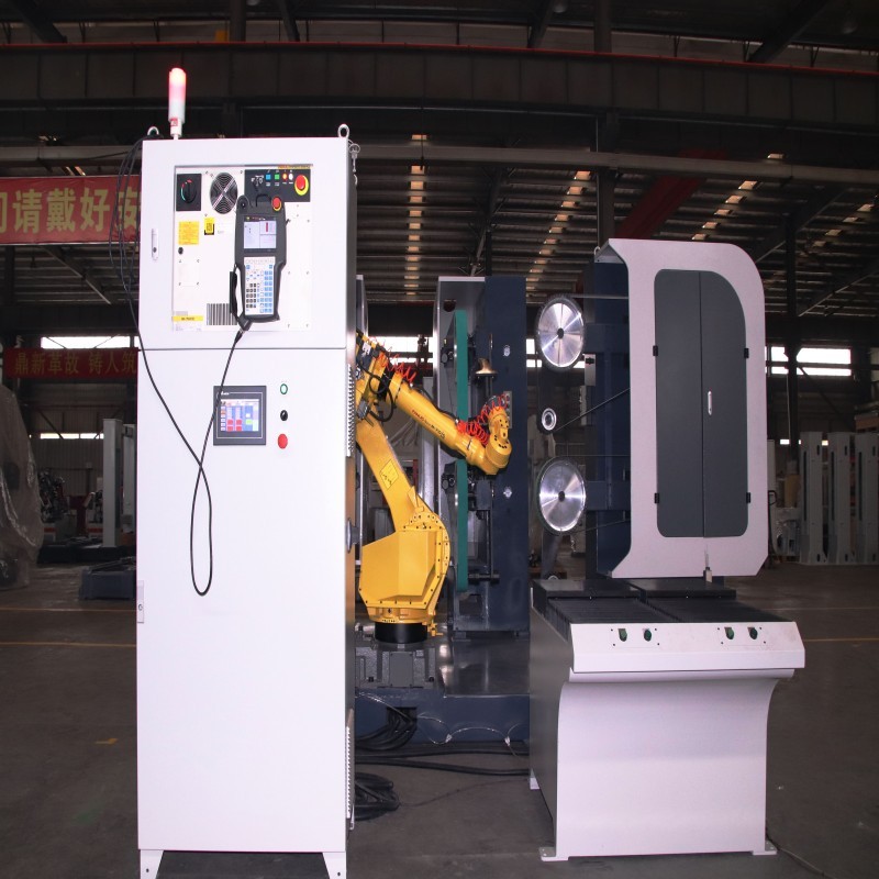 Automatic Industrial Multi Wheel Belt Polisher System for Door Handles Furniture Auto Parts with Labor Saving