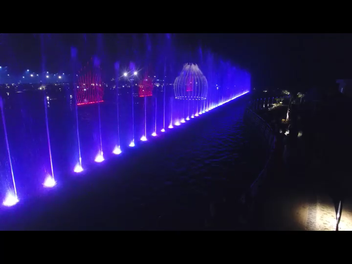 Stainless Steel Pond Jet Dancing Water Fountain 380V 50HZ 220V