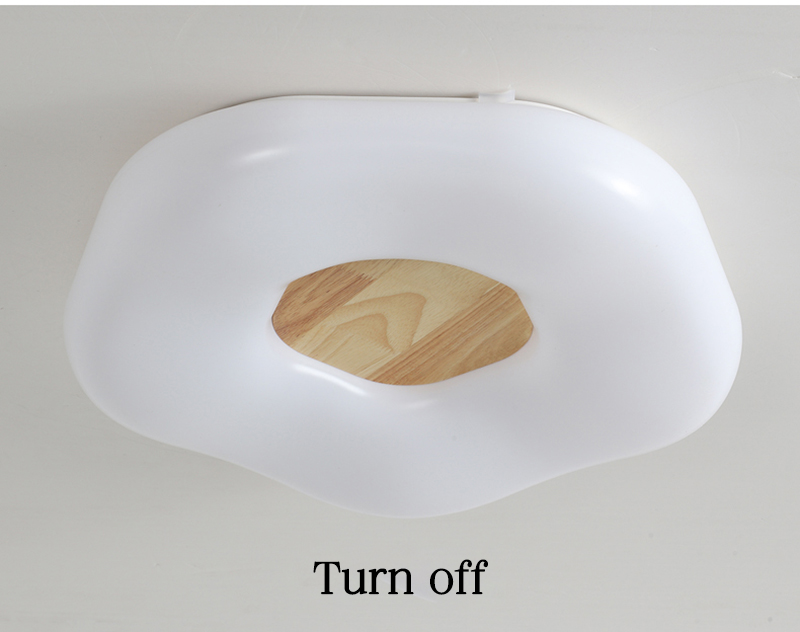 Modern Ceiling Lamp LED 24W 36W Flower Shape Ceiling Lights For Bedroom Living Dining Room wooden ceiling lamp(WH-WA-56)