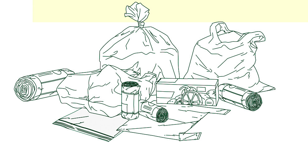 Heavy Duty Large Trash Bags, 95 Gallon for Big Garbage Can, Liner, Container, Bin, Lawn Leaves, Outside -Thick 2 Mil