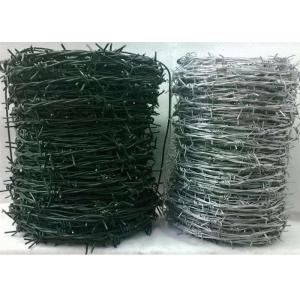 China Hot Dipped Galvanized 15cm 50kg Barbed Wire Security Fence on sale